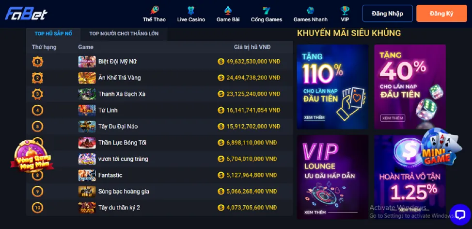 Ưu điểm vượt trội của 100win đăng nhập